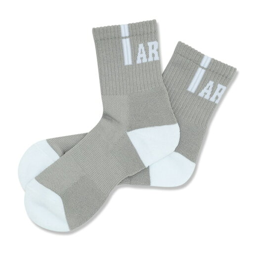 Arch vertical crew socks【silver gray/white】 アーチ バスケ ソックス Arch vertical crew socks【silver gray/white】 アーチ バスケ ソックス
