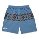 Arch native pattern shorts【blue】 アーチ バスケ ショーツ