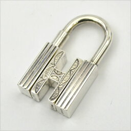 HERMES / エルメス ◆トゥアレグ カデナ 南京錠 ネックレストップ SILVER 925 【鍵/パドロック/カデナ/南京錠/キー/カギ/Key】 ブランド【中古】