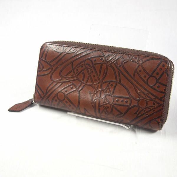 B, F, H, P - 【価格見直し】【2026/05/12】Vivienne Westwood / ヴィヴィアンウエストウッド ■財布 ブラウン ラウンドファスナー レザー 【財布/サイフ/ウォレット/wallet/コイン】 ブランド【中古】