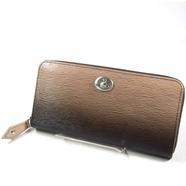 Rakuten - 【価格見直し】【2026/05/12】Vivienne Westwood / ヴィヴィアンウエストウッド ■NEW ADVAN ラウンドファスナー長財布 レザー グラデーション 茶 【財布/サイフ/ウォレット/wallet/コイン】 VW1【中古】