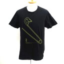 【価格見直し】【2024/04/09】Nudie Jeans / ヌーディージーンズ ◆Tシャツ/プリント/クリップピン/ブラック/サイズL 【メンズ/MEN/男性/ボーイズ/紳士】 【古着】 メンズファッション【中古】