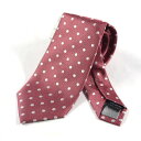 【価格見直し】【2025/06/16】THE SHOP TK / ザ ショップティーケー ◆ネクタイ/ドット柄/シルク/レッド/タグ付き/美品 616-04134 【メンズ/MEN/男性/ボーイズ/紳士】 メンズファッション【中古】