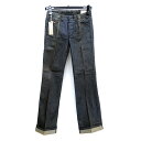 【価格見直し】【2024/04/09】DIESEL / ディーゼル ■デニムパンツ ストライプ ネイビー サイズ：W24L32 ロールアップ 【メンズ/MEN/男性/ボーイズ/紳士】 ブランド【中古】