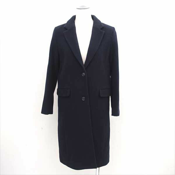 【価格見直し】【2026/04/13】URBAN RESEARCH / アーバンリサーチ ◆チェスターコート/カシミヤ混/ネイビー/フリーサイズ UR77-27C011 【レディース/ガールズ/LADY/女性/婦人】 【古着】 レディースファッション【中古】