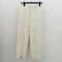 【価格見直し】【2025/04/29】ESTNATION /エストネーション ◆ワイドパンツ/ストレッチ/ホワイト/サイズ38 62-109-07-090145...