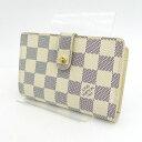 【価格見直し】【2024/02/13】LOUIS VUITTON / ルイヴィトン ◆ポルトフォイユ ヴィエノワ がま口 二つ折り財布 ダミエ アズール N61676 【財布/サイフ/ウォレット/wallet/コイン】 ブランド【中古】