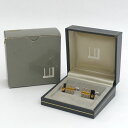 【価格見直し】【2025/04/29】DUNHILL / ダンヒル ■カフス シルバー ゴールド 箱付き 【アクセサリー】 ブランド【中古】