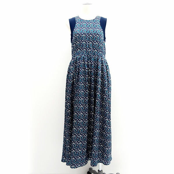 【価格見直し】【2025/10/28】URBAN RESEARCH / アーバンリサーチ ◆ロングワンピース/ノースリーブ/総柄/ネイビー/フリーサイズ SLL...