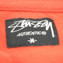 【価格見直し】【2024/04/09】STUSSY / ステューシー ◆ポロシャツ/5部袖/オレンジ/サイズM 【メンズ/MEN/男性/ボーイズ/紳士】 【古着】 メンズファッション【中古】