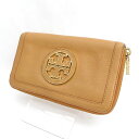 【価格見直し】【2025/04/29】TORY BURCH / トリーバーチ ■ラウンドファスナー長財布 レザー キャメル 221100227 【財布/サイフ/...