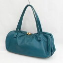 【価格見直し】【2025/05/07】Paul Smith / ポールスミス ■セミショルダーバッグ がま口 レザー グリーン 【バッグ/バック/BAG/鞄/カ...