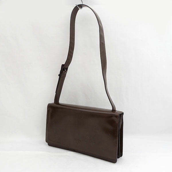 Rakuten - 【スーパーSALE】PRADA / プラダ ■ショルダーバッグ PVC ブラウン 【バッグ/バック/BAG/鞄/カバン】 ブランド【中古】