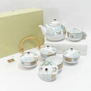 【価格見直し】【2024/03/11】乃りたけ / ノリタケ ◆【和食器】乃りたけ/蓋付茶器揃(急須 湯呑5) Y1209/8996 茶道具 アンティーク ギフト ギフト【未使用】