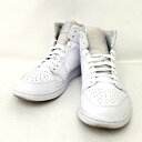 NIKE / ナイキ ◆AIR JORDAN 1 MID/エアジョーダン/ホワイト/28cm 554724-136 【メンズ/MEN/男性/ボーイズ/紳士】【靴/クツ/シューズ/SHOES】 メンズファッション【中古】