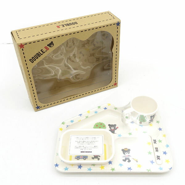 ミキハウス  ベビー食器 【価格見直し】【2024/05/09】MIKIHOUSE / ミキハウス ◆ミキハウス DOUBLE.B ダブルB ベビー食器 子供用品【未使用】