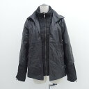 DIESEL BLACKGOLD /ディーゼル ブラックゴールド ◆レザージャケット/切替/中綿/ブラック/サイズ40 A62226170 【レディース/ガールズ/LADY/女性/婦人】 【古着】 レディースファッション【中古】