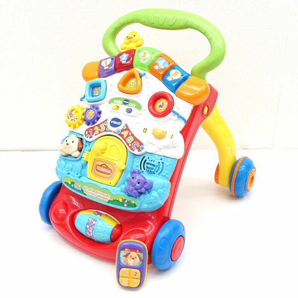 【価格見直し】【2024/05/09】VTech ◆バイリンガル 歩いて学ぼう アクティブウォーカー 子供用品【中古】 【代引不可】【同梱不可】