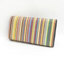 【価格見直し】【2024/04/23】Paul Smith / ポールスミス ■4連キーケース レザー マルチカラー 【KEY/キー/鍵】 ブランド【中古】