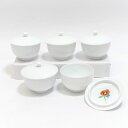 有田焼 在銘 ◆【和食器】有田焼/椿 蓋付茶器揃(5個組) 茶道具 雑貨 有田焼 ギフト【中古】