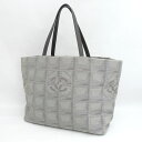 CHANEL / シャネル ◆ニュートラベルライン トート MM グレー ショルダーバッグ A47148  ブランド