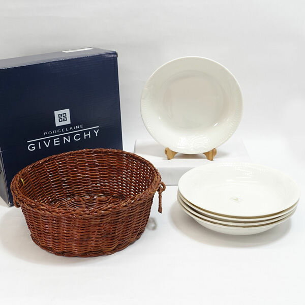 ジバンシィ 食器 【価格見直し】【2024/05/09】GIVENCHY / ジバンシー ◆【洋食器】ジバンシー/チューリップ 籠付きカレー皿(5P) すまい 雑貨 ギフト ギフト【未使用】