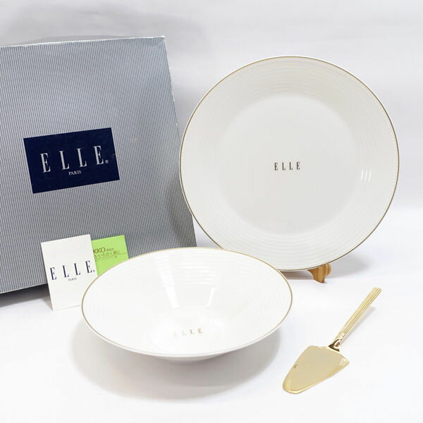 【価格見直し】【2025/08/11】NIKKO / ELLE ◆【洋食器】ニッコー/ELLE プレートセット(2枚組) すまい 雑貨 ギフト ギフト【未使用】のサムネイル