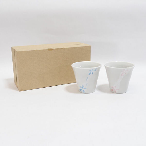 Rakuten - 【スーパーSALE】Cs(シーズ) ◆【和食器】シーズ/流水パール ペアカップ KO-014 すまい 雑貨 ギフト ギフト【未使用】