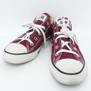 CONVERSE / コンバース ◆ローカットスニーカー/オールスター/レッド/22.5cm 1SD148 【レディース/ガールズ/LADY/女性/婦人】【靴/クツ/シューズ/SHOES】 レディースファッション【中古】