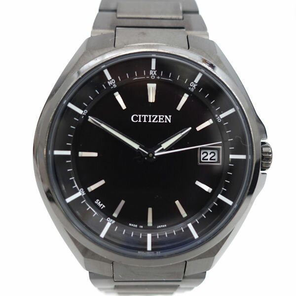 CITIZEN / シチズン ◆アテッサ エコドライブ ソーラー 電波 チタニウム メンズ 腕時計 CB3015-53E 【メンズ/MEN/男性/ボーイズ/紳士】【腕時計/ウォッチ/Watch】【電波時計】【ソーラー】 ブランド【中古】