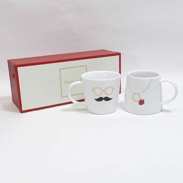 【スーパーSALE】Afternoon Tea ◆【洋食器】アフタヌーンティー/ペアマグカップ すまい 雑貨 ギフト ギフト【未使用】