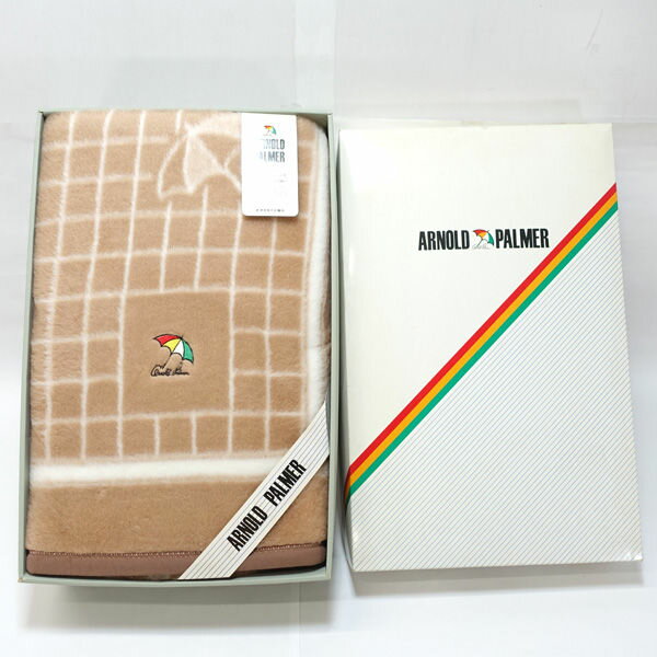 Arnold Palmer / アーノルドパーマー ◆【毛布】アーノルドパーマー/アクリル毛布(140x200) GAC850 すまい 雑貨 スポーツ ギフト【未使用】 【代引不可】【同梱不可】
