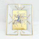 HERMES / エルメス ◆灰皿 花火 アッシュトレイ 19cm ホワイト ゴールド 陶器 ブランド【中古】