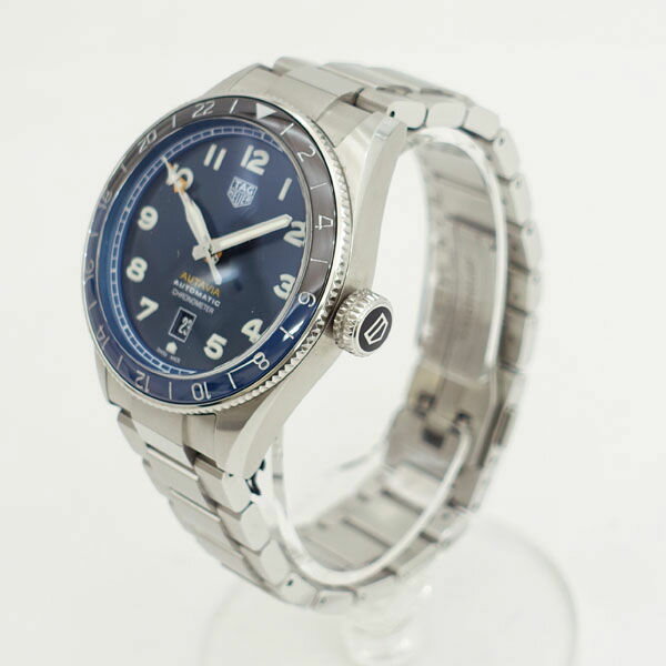 TAG HEUER / タグホイヤー ◆オータヴィア 60周年アニバーサリー GMT 自動巻 メンズウォッチ WBE511A 【メンズ/MEN/男性/ボーイズ/紳士】【腕時計/うでとけい/ウォッチ/Watch】 【自動巻】 ブランド【中古】