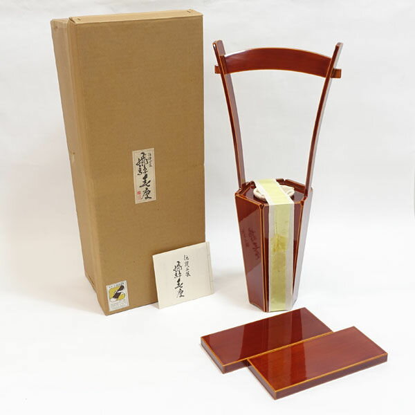 春慶塗の花器筋入花器 小 - 飛騨春慶塗 （飛騨高山の伝統工芸） - 山田