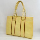 【価格見直し】【2025/07/02】TORY BURCH / トリーバーチ ■トートバッグ ハンドバッグ ベージュ ブラウン ゴールド 【バッグ/バック/BAG/鞄/カバン】 ブランド【中古】