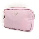 【価格見直し】【2025/04/29】PRADA / プラダ ■ポーチ サフィアーノ ピンク 【バッグ/バック/BAG/鞄/カバン】 ブランド【中古】