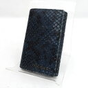 【価格見直し】【2025/07/16】DIESEL / ディーゼル ■6連キーケース レザー 濃紺 パイソン 【財布/サイフ/ウォレット/wallet/コイン】 【中古】