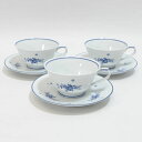 【価格見直し】【2025/09/15】Noritake / ノリタケ ◆【洋食器】ノリタケ/ブルーフラワー カップ&ソーサー(3客) 1379 すまい 雑貨 ギ...