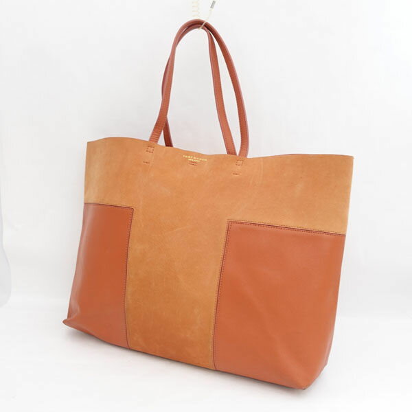 【価格見直し】【2025/10/28】TORY BURCH / トリーバーチ ■トートバッグ セミショルダー レザー 薄レン..