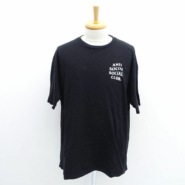 Rakuten - 【スーパーSALE】ANTI SOCIAL SOCIAL CLUB / アンチソーサルソーシャルクラブ ◆Tシャツ/半袖/ロゴ/ブラック/サイズXXL 【メンズ/MEN/男性/ボーイズ/紳士】 メンズファッション【中古】
