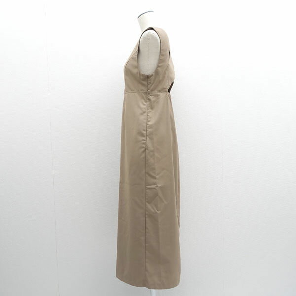 CAPRICIEUX LE MAGE / カプリシューレマージュ ◆サロペットスカート/ベージュ/サイズPS LEZ1032109A0006 【レディース/ガールズ/LADY/女性/婦人】 レディースファッション【中古】