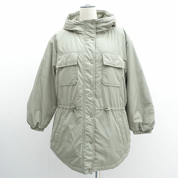 【価格見直し】【2025/10/28】earth music&ecology / アースミュージックアンドエコロジー ◆中綿ハーフコート/カーキ/サイズM/タグ付き 1B07L0Z0900 【レディース/ガールズ/LADY/女性/婦人】 【古着】 レディースファッション【中古】(4)