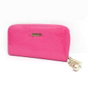 【価格見直し】【2025/05/07】ANNA SUI / アナスイ ■ラウンド 長財布 ピンク シルバー エナメル 【財布/サイフ/ウォレット/wallet/...