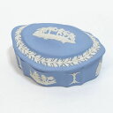 【価格見直し】【2025/07/16】WEDGWOOD / ウェッジウッド ◆【インテリア】ウエッジウッド/ジャスパーブルー 小物入(文字あり) 雑貨 インテリア 西洋磁器 ギフト【中古】