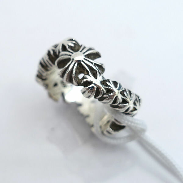 CHROME HEARTS / クロムハーツ ◆CHプラスウェーブ クロス リング SILVER 925 約11.5号 【リング/指輪/アクセサリー】 ブランド【中古】