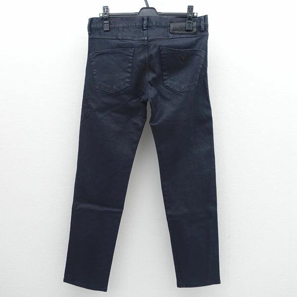 EMPORIO ARMANI / エンポリオアルマーニ ◆デニムパンツ/Skinny Fit/ボタンフライ/ネイビー/W30 6Y1J10 1N14Z 【メンズ/MEN/男性/ボーイズ/紳士】 メンズファッション【中古】