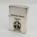 Zippo / ジッポ ◆American Classic since 1932/百合/2001年製 【喫煙具/煙草/タバコ/シガレット/ガス/オイル】 メンズ...