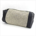 【価格見直し】【2025/05/07】DIESEL / ディーゼル ■ポーチ 小物入れ キャンバス ベージュ グレー ブランド【中古】