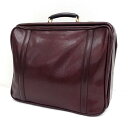 GOLD PFEIL / ゴールドファイル ■トランク 旅行バッグ レザー ワインレッド 【バッグ/バック/BAG/鞄/カバン】 ブランド【中古】 【代引不可】【同梱不可】(4)